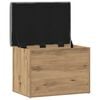 vidaXL Sitzbank mit Stauraum Artisan-Eiche 62x42x45 cm Holzwerkstoff