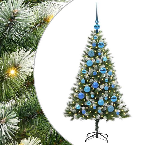 vidaXL Künstlicher schwenkbarer Weihnachtsbaum mit flockigem Schnee
