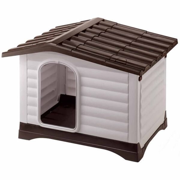 Ferplast Hundeh&uuml;tte Villa 70 Grau 73 x 59 x 53 cm 87253099