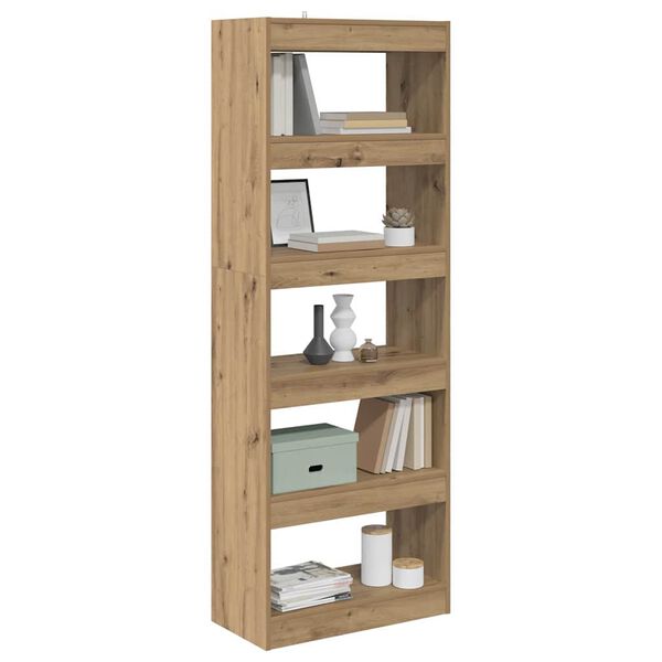 vidaXL B&uuml;cherregal Artisan-Eiche 60 x 30 x 166 cm Holzwerkstoff
