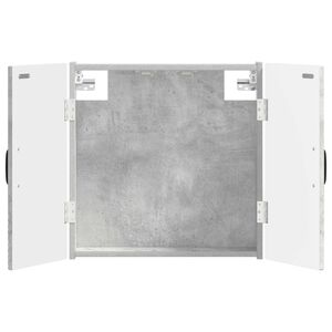 vidaXL Dartboard Schrank HAARLEM Betongrau 52,5 x 10,5 x 53,5 cm