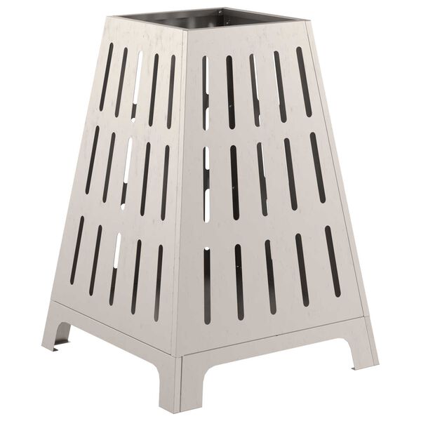 vidaXL Feuerplatz Braun 50 x 50 x 70 cm Witterungsbeständiger Stahl