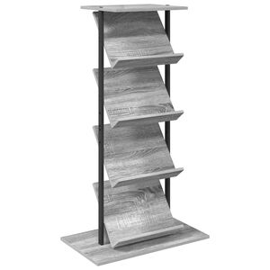 vidaXL Magazinregal Sonoma-Grau 68 x 40 x 123.5 cm Holzwerkstoff