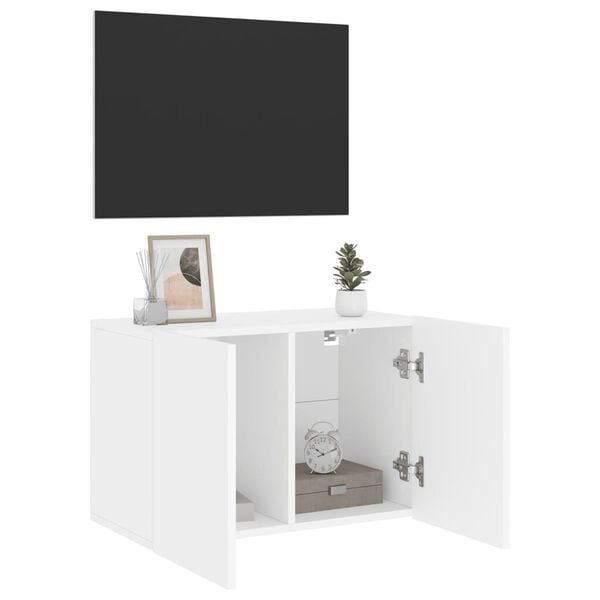 vidaXL TV-Wandschrank Weiß 60x30x41 cm