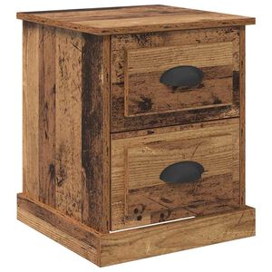 vidaXL Nachttisch Altholz 39 x 39 x 47,5 cm Holzwerkstoff