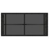 vidaXL Tisch f&uuml;r Outdoor Grau und Schwarz 80 x 40 x 40 cm