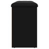 vidaXL Schuhbank Schwarz 102x32x50 cm Holzwerkstoff