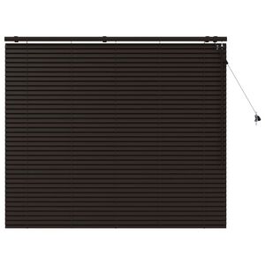 vidaXL Venezianische Jalousie Dunkelbraun 155 x 130 cm 35 mm