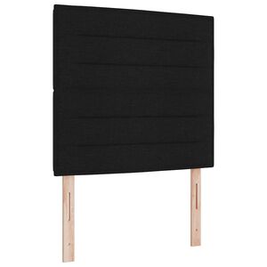 vidaXL Kopfteil Schwarz 90 cm Stoff
