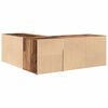 vidaXL Eckregal Altholz-Optik 200x40x45 cm Holzwerkstoff