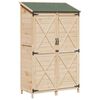 vidaXL Garten Shed Natur 106 x 56 x 176,5 cm Holzwerkstoff
