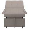 vidaXL Schlafsofa Taupe 194 x 50 x 82 cm Sperrholz