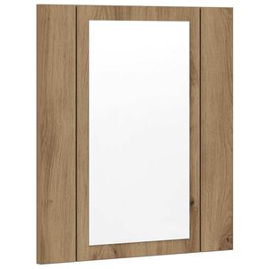 vidaXL LED-Spiegelschrank Artisan-Eiche 40x12x45 cm Holzwerkstoff