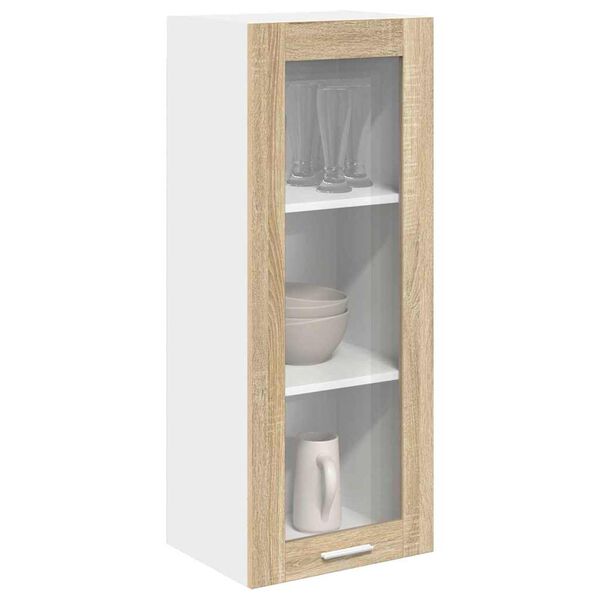 vidaXL H&auml;ngeschrank Sonoma-Eiche 40 x 31 x 100 cm Holzwerkstoff