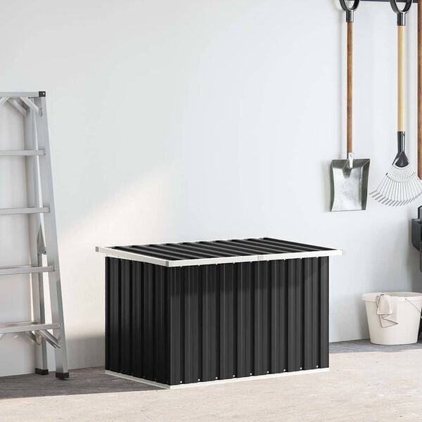 vidaXL Gartenbox Anthrazit 109x67x65 cm