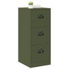 vidaXL Aktenschrank Olive Gr&uuml;n 44 x 50 x 106,5 cm Kaltgewalzter Stahl