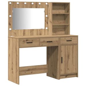vidaXL Schminktisch 2 stk. Braun 78,5 x 41 x 135 cm Holzwerkstoff