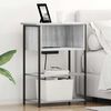 vidaXL Nachttisch Graues Sonoma 55 x 31 x 76 cm Holzwerkstoff