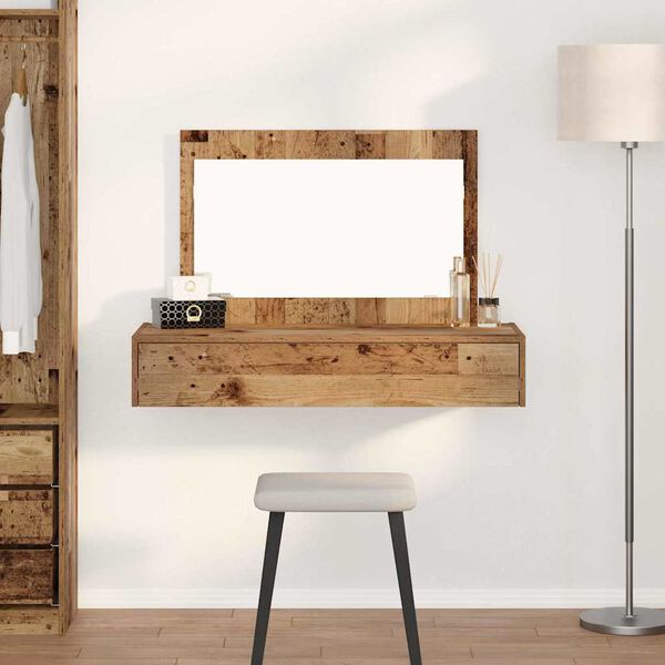 vidaXL Schminktisch mit Speicher Braun 100 x 40 x 70 cm Holzwerkstoff