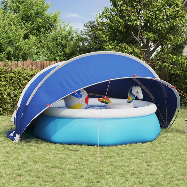 vidaXL Pool-Dome Gr&uuml;n 472 x 460 x 229 cm