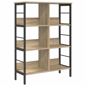 vidaXL B&uuml;cherregal 6 Ebenen 82 x 32 x 112 cm Holzwerkstoff