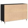 vidaXL Sideboard Schwarze Eiche 101,5 x 35 x 70 cm Holzwerkstoff