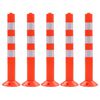vidaXL Verkehrspoller 5 Stk. Kunststoff 75 cm
