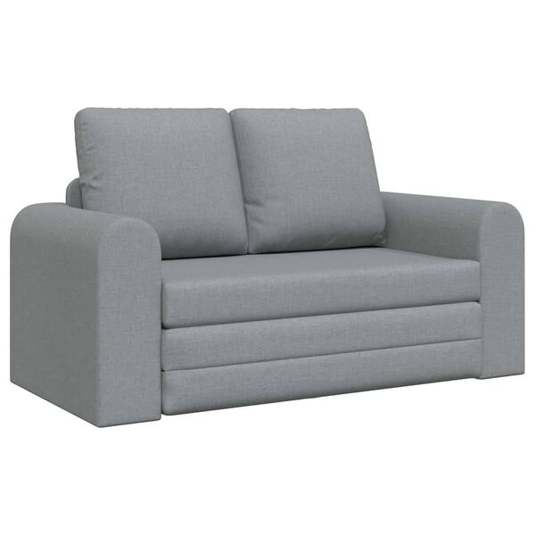vidaXL Schlafsofa 60cm Hellgrau Stoff