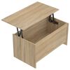 vidaXL Couchtisch Sonoma-Eiche 102x55,5x52,5 cm Holzwerkstoff