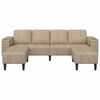 vidaXL Wohnzimmer Couch 3 pcs Hellgrau