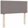 vidaXL Ottoman-Bett mit Matratze Taupe 120x200 cm Stoff