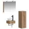 vidaXL Badezimmerschrank-Set 4 stk. Artisan-Eiche Holzwerkstoff