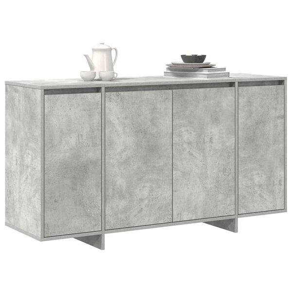 vidaXL Sideboard Beton Grau 135 x 41 x 75 cm Holzwerkstoff