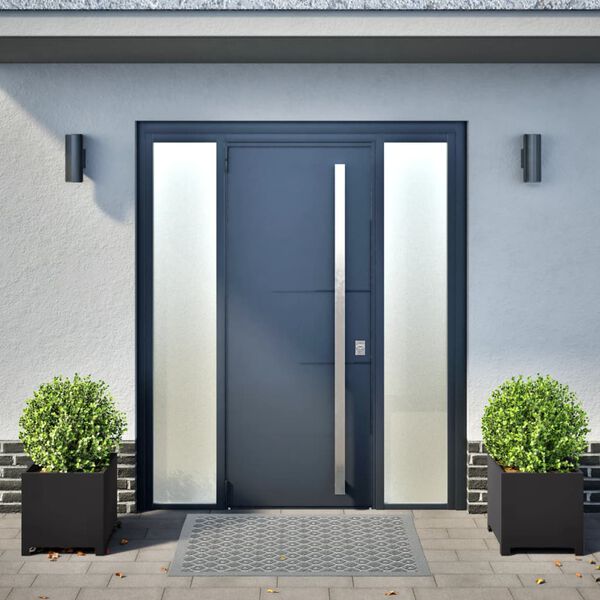 vidaXL Pflanzk&uuml;bel 2 Stk. Schwarz 40x40x40 cm Stahl