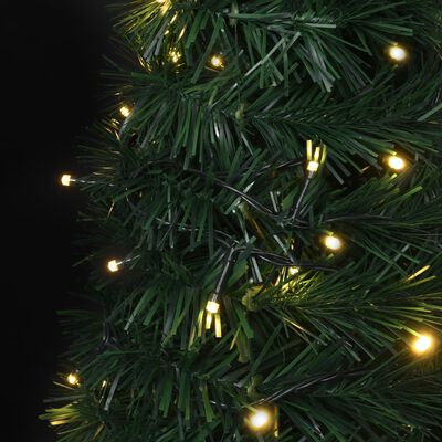 vidaXL Künstlicher Pop-Up-Weihnachtsbaum mit Beleuchtung Grün 150 cm