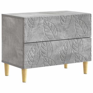 vidaXL Nachttisch Betongrau 62 x 34,5 x 48 cm Holzwerkstoff