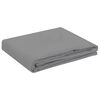 vidaXL Tischdecke Oval Hellgrau 130 x 180 cm Polyester