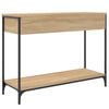 vidaXL Konsolentisch Sonoma-Eiche 100x34,5x75 cm Holzwerkstoff