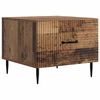 vidaXL Couchtisch mit Schubladen Altholz 49 x 50 x 40 cm Holzwerkstoff
