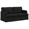 vidaXL Sofa 2 pcs Schwarz 162 x 80 x 85 cm Stoff