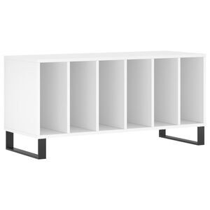 vidaXL Plattenschrank Wei&szlig; 100x38x48 cm Holzwerkstoff