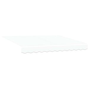 vidaXL Markisenersatzstoff Wei&szlig; 280 x 245 cm Polyester
