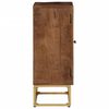 vidaXL Kommode 55x30x76 cm Massivholz Mango und Eisen