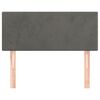 vidaXL Kopfteil Dunkelgrau 90x5x78/88 cm Samt