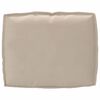 vidaXL Palettenkissenset 2 pcs Taupe Oxford-Stoff