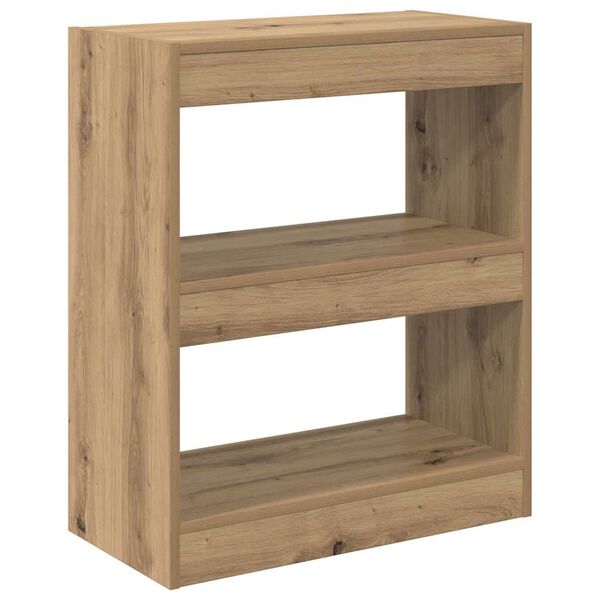 vidaXL B&uuml;cherregal Artisan-Eiche 60 x 30 x 72 cm Holzwerkstoff