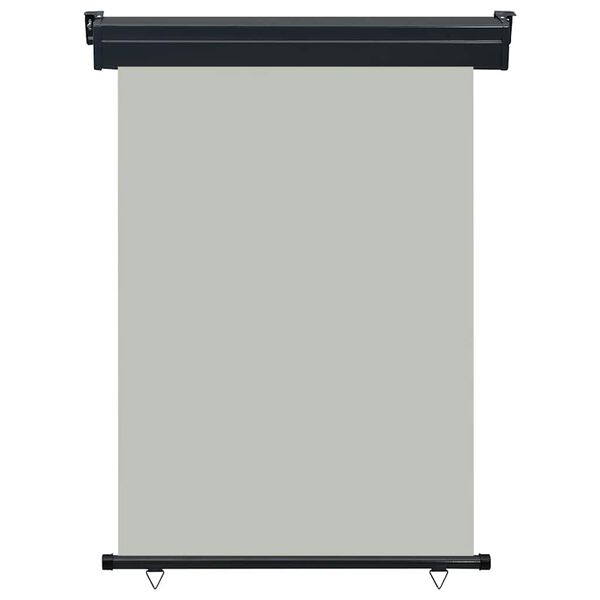 vidaXL Balkon-Seitenmarkise 125x250 cm Grau