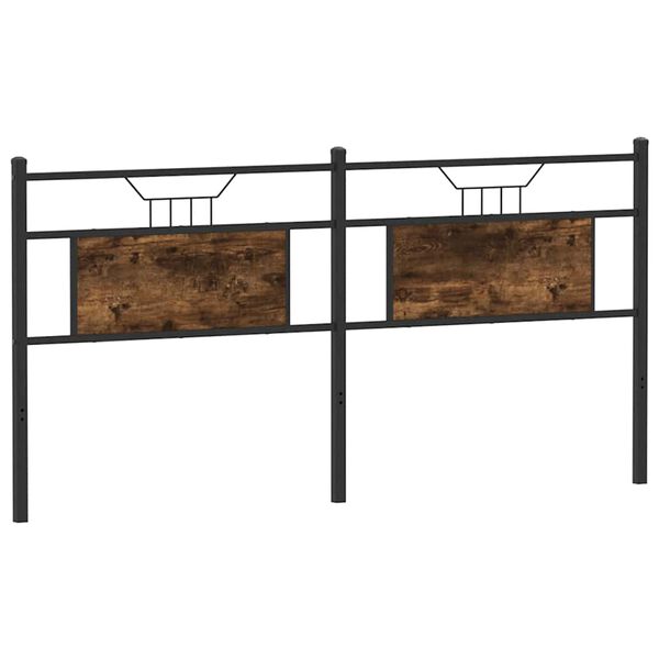vidaXL Ersatz-Kopfteil R&auml;uchereiche 180 cm Holzwerkstoff und Stahl