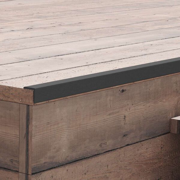 vidaXL Winkelleisten 5 Stk. WPC 170 cm Schwarz