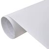 vidaXL Autofolien 2 Stk. Matt-Wei&szlig; 100x150 cm+50x150 cm